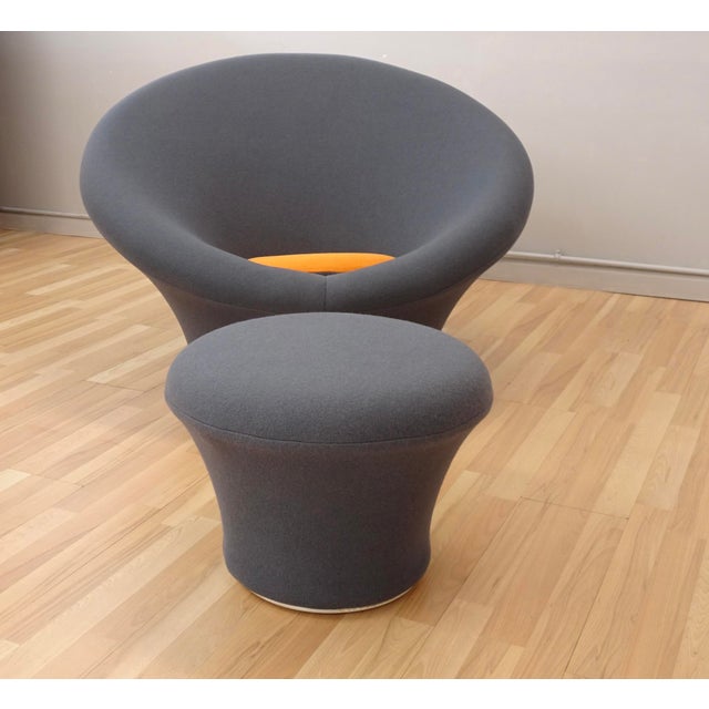 Pierre Paulin Big Mushroom and Pouffe Early Edition For Sale - Image 9 of 18