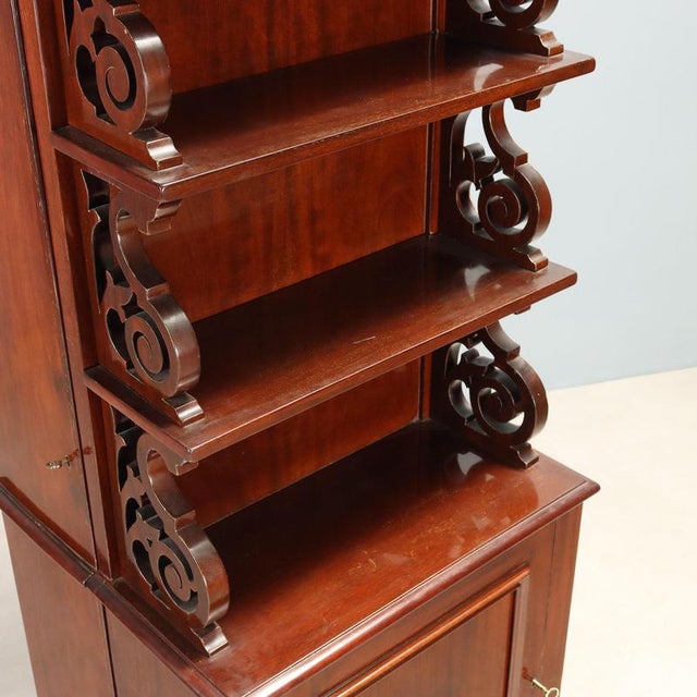 Mahogany Sideboard with Shelves, England, 1900s For Sale - Image 9 of 13