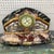Beautiful and very impressive French art deco marble specimen clock. Very unusual size, with over 10 diffrent species of...