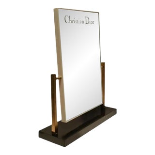 1970s Christian Dior Department Store Counter Display Mirror For Sale