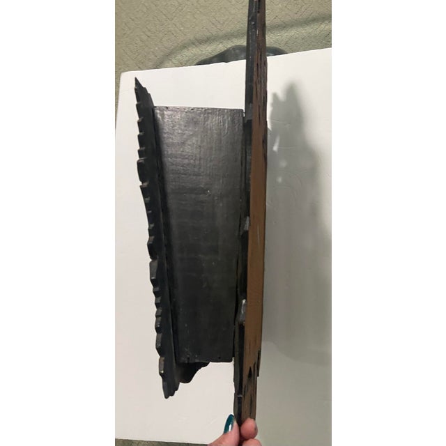 19th Century Folk Art Black Forest Wall Pocket Letter Plaque For Sale In Cleveland - Image 6 of 10