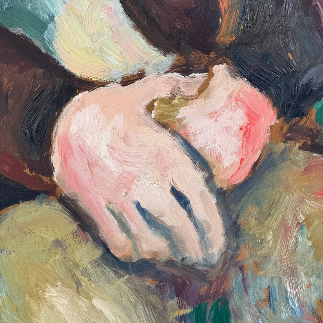 1964 Original Double Sided Oil Paintings on Board, Signed in Manner of Van Gogh & Paul Cézanne For Sale - Image 13 of 17