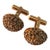 Christian Dior 1960s Christian Dior French Cufflinks Vintage Gold Pavé For Sale - Image 4 of 6