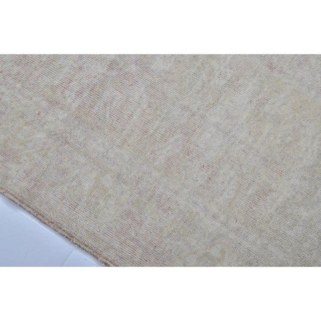 Textile 1950s Oushak Small Carpet For Sale - Image 7 of 10