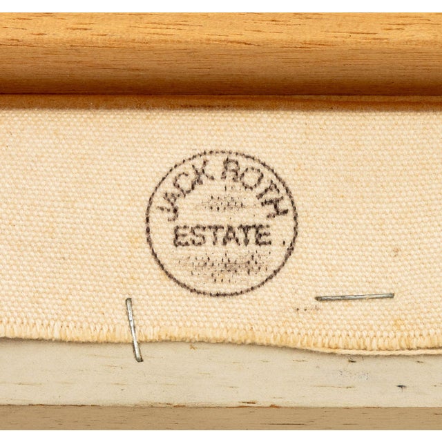 Jack Roth "Mabel I - Sleeping Beauty" Acrylic, '76 For Sale - Image 9 of 10