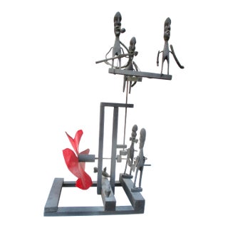 Adriano Jordan De Souza Olinda Pe Brazil Wooden Sculpture For Sale