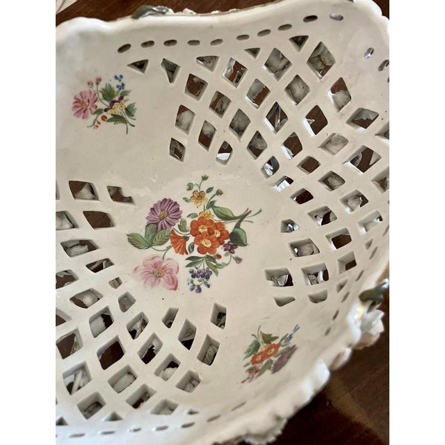Antique 19th Century Meissen Work Basket Dish, 1880s For Sale - Image 15 of 18