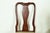 Ethan Allen Queen Anne Carved Cherry Wood Dining Chairs, Set of Four For Sale In South Bend - Image 6 of 13