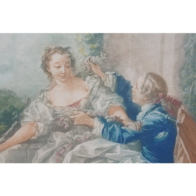 François Boucher Baroque Rococo the Gallant Shepherd Lithograph Reproduction For Sale - Image 11 of 12