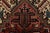 Heriz Rug 9′ X 10’5” Red Wool Vintage Tribal Hand-Knotted Oriental Carpet For Sale - Image 9 of 15