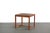 Well Built and Versatile Footstool / Ottoman Which Can Be Flipped to Be Used as a Side Table. Made of Teak and Leather