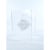 Clear Lucite Acrylic Pedestal Dining Table With Round Glass and Prism Center For Sale - Image 10 of 14