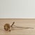 Vintage Bouquet of Carved Wood Lotus Leaves in a Celadon Vase For Sale - Image 10 of 11
