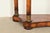 Maitland Smith Style French Empire Burl Wood and Gold Gilt Demilune Console Table For Sale - Image 10 of 15