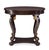 A refined round accent table that balances sculptural form with classical detailing. The curving legs and triangular...