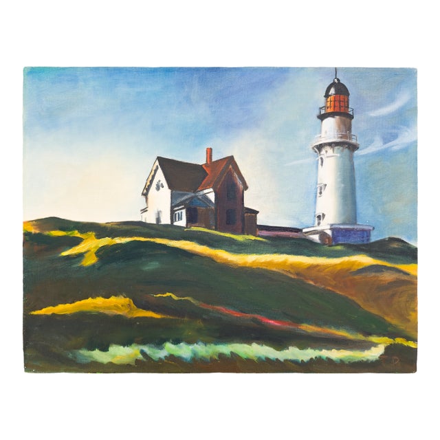 Lighthouse on a Hill - Tomoko Parry, C. 1990s For Sale