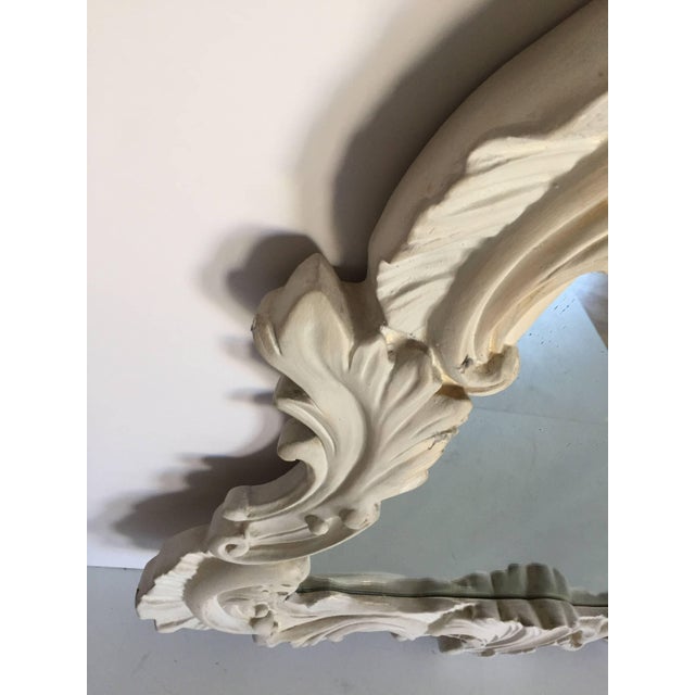 Dorothy Draper Fabulous Vintage Large Plaster Mirror in the Manner of Dorothy Draper For Sale - Image 4 of 7