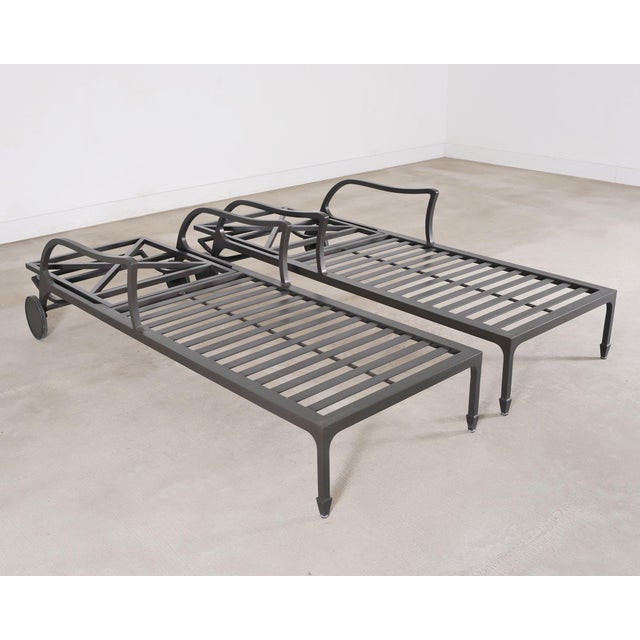 Pair of McKinnon and Harris Beaufort Sun Chaise Lounges For Sale - Image 15 of 18