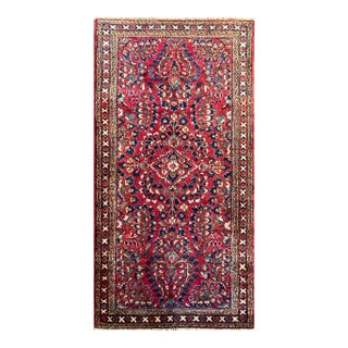 Antique Persian Sarouk Rug For Sale