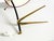 Large Mid-Century Modern Tripod Brass Table Lamp with Fabric Shade from Kalmar, 1950s For Sale - Image 18 of 18