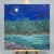 Transform your space with this stunning original acrylic painting. "Moonlit" captures the serene beauty of a moonlit night...