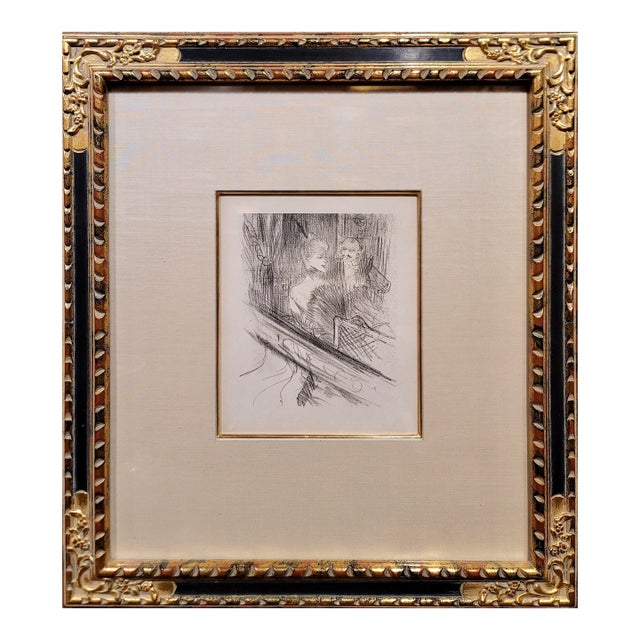 Toulouse-Lautrec "Le Baron Moise - La Loge" -Vintage Lithograph For Sale