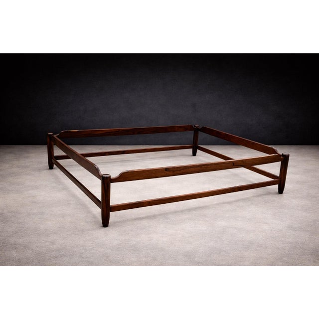 Coffee Table in Solid Rosewood & Marble by Jorge Jabour for Móveis Cantu, Brazilian Modern, 1960s – Lot 645 For Sale - Image 11 of 14