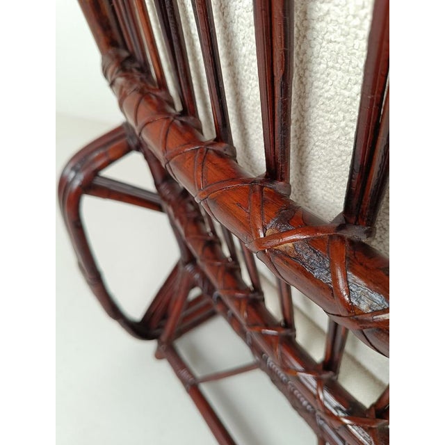 Vintage Bamboo, Rattan and Cane Lounge Chair in the style of Paul Frankl, 1950s For Sale - Image 15 of 18