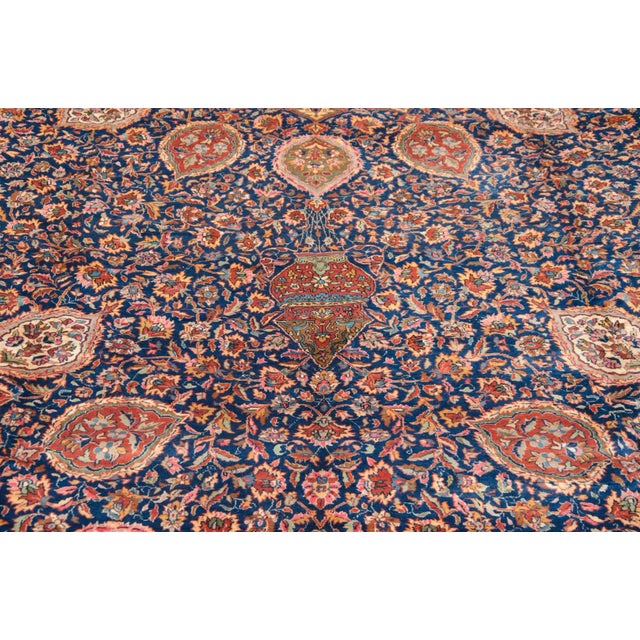 Textile Vintage Fine Pakistani Ardebil Design Rug - 10' X 16'6" For Sale - Image 7 of 13