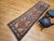 Persian Antique Persian Serab Runner, Handwoven Wool, Geometric Pattern, Ivory & Blue, 3’ X 11’ For Sale - Image 3 of 12