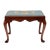 American Queen Anne Style Slip Seat Mahogany Stool, 1900-50 For Sale In Chicago - Image 6 of 13