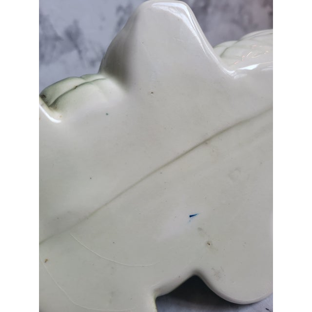 Ceramic 1960s Freeman McFarlin Jardiniere Majolica Pottery Alligator Planter, Attributed For Sale - Image 7 of 14