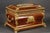 Large Louis XV Style Casket in Rosewood, Gilt Bronze and Porcelain, 1870 For Sale - Image 12 of 17