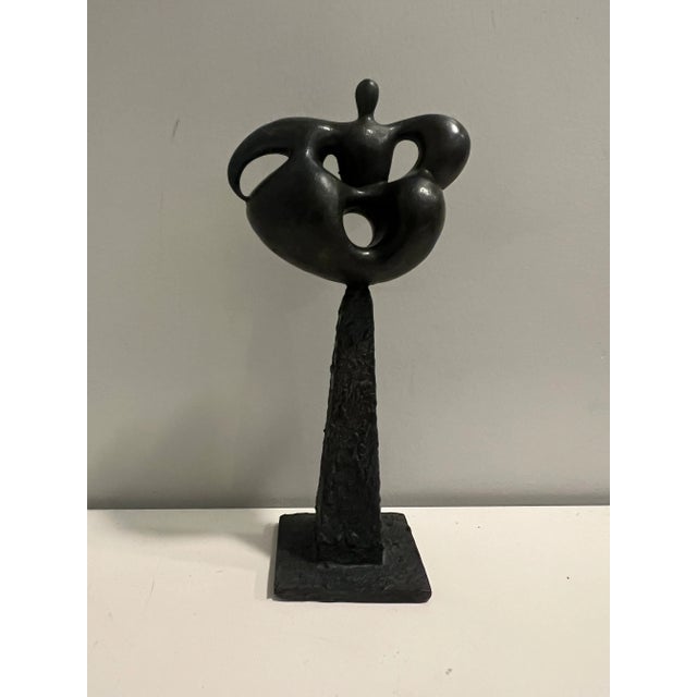 Metal Philippe Ferrari (1961-), Vintage “Woman,” Postmodern Bronze Sculpture, Signed & Dated For Sale - Image 7 of 7