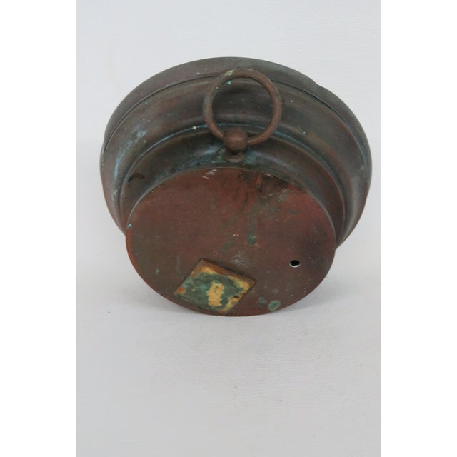 German Aneroid Barometer Centigrade Fahrenheit Metal Hanging Weather Dial 4489b For Sale In Miami - Image 6 of 15