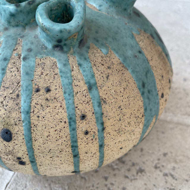 1960s Ceramic Vase Pique Flowers France, 1960s For Sale - Image 5 of 8