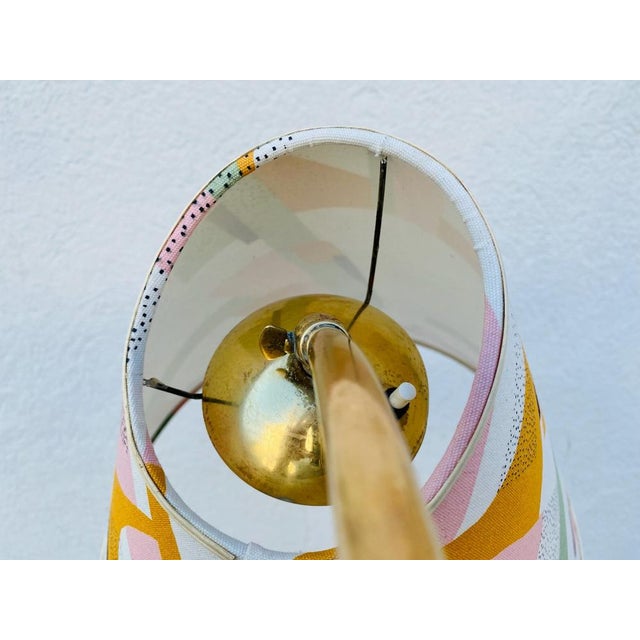 Mid-Century Brass Floor Lamp, 1950s For Sale - Image 15 of 17