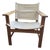 1980s Canvas Sling Safari Lounge Chair For Sale