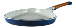 1950s Jens Harald Quistgaard for De Forenede Jernstoeber Anker-Line Skillet, Pre Dansk