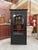 This 19th-century display cabinet has been fully restored. It features a large glass door covering two-thirds of its...