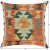 Boho Chic Turkish Vivien Hand Woven Kilim Throw Pillow For Sale - Image 4 of 5