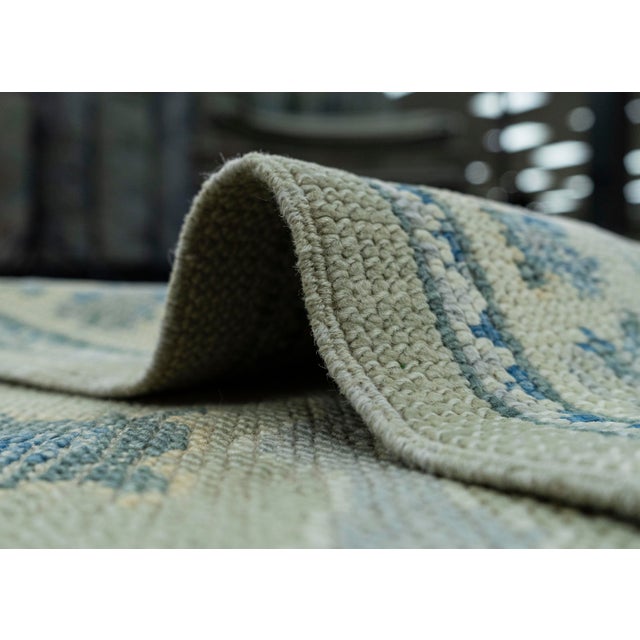 Textile Turkish Oushak Rug 3'1" x 6'2" #19080 For Sale - Image 7 of 8