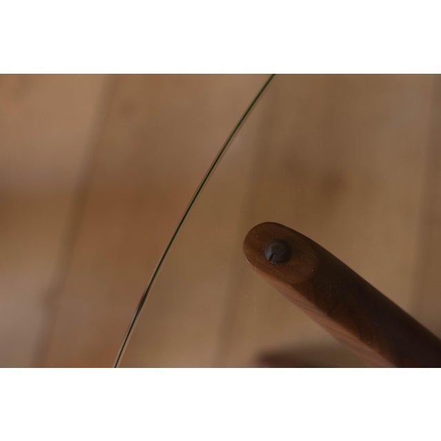 Brown Pair of Mid Century Modern Adrian Pearsall Walnut Jacks End Tables For Sale - Image 8 of 10