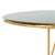 Spritely Home Sionne Round C Table in Hunter Green / Gold For Sale - Image 4 of 8