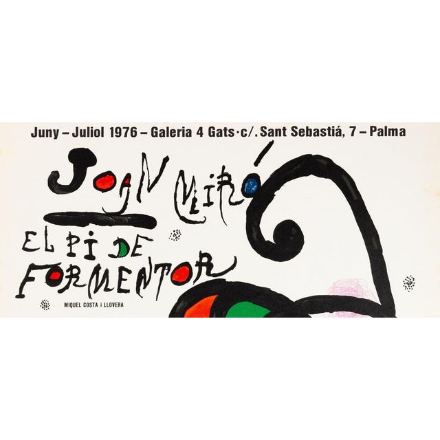 Joan Miro, The Dancer's Flight, Lithograph For Sale - Image 4 of 7