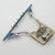 Gold Vintage Handmade Egyptian Lyre Figurine in Silver, Florence, Italy, 1980s For Sale - Image 8 of 18