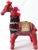 Red 1970s Indian Banjara Horse For Sale - Image 8 of 8