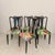 Mid-Century Modern Vintage Italian Dining Chairs by Osvaldo Borsani, 1940s, Set of 6 For Sale - Image 3 of 12