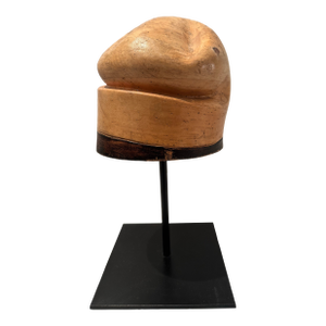 Vintage French Wooden Hat Form