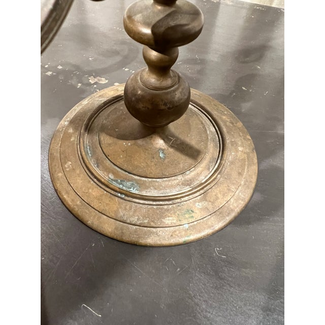 19th Century French Bronze Candelabra by F. Barbedienne & Cie — Gothic Revival, Signed For Sale - Image 9 of 9